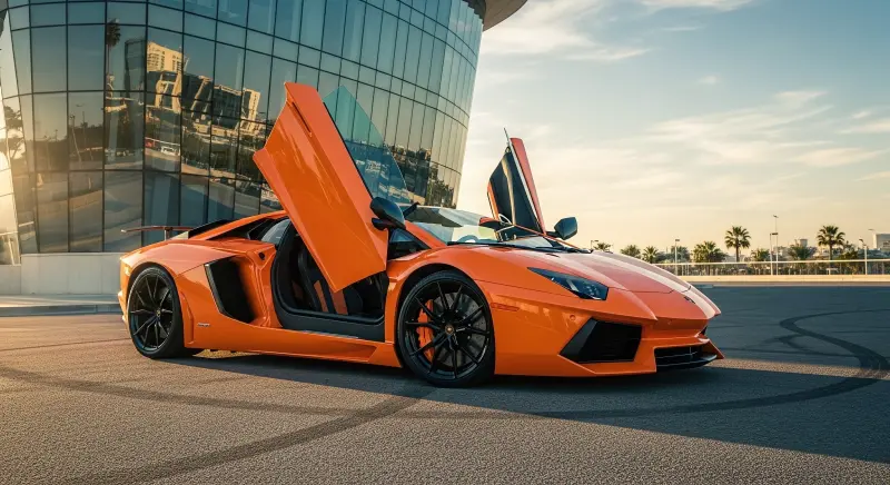 Apex Orange – Track Supercar 4K