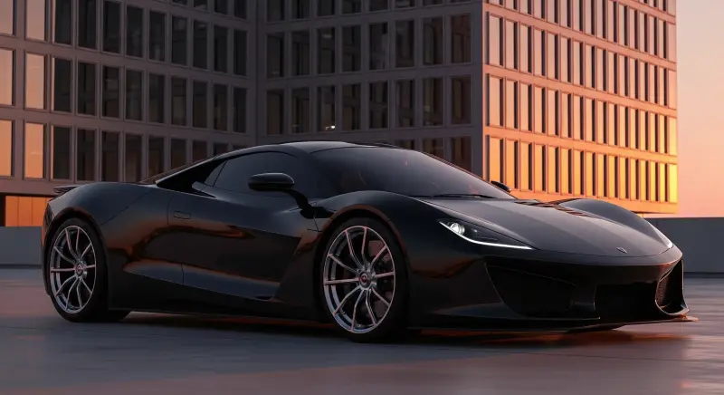 Obsidian Blade – Hypercar 4K