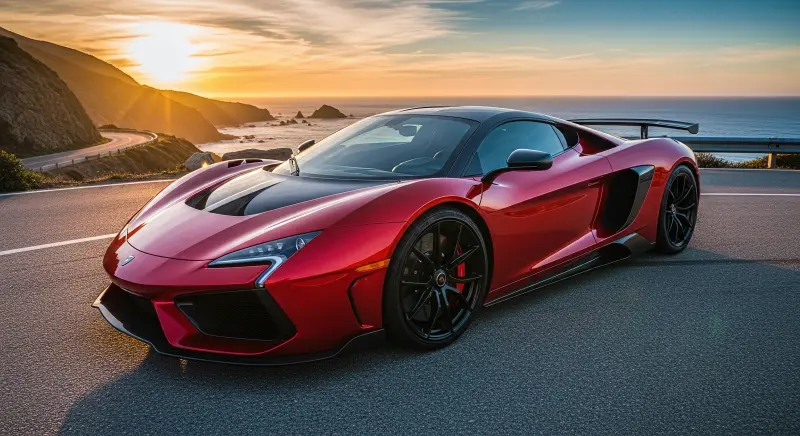 Scarlet Velocity – Exotic Coupe 4K