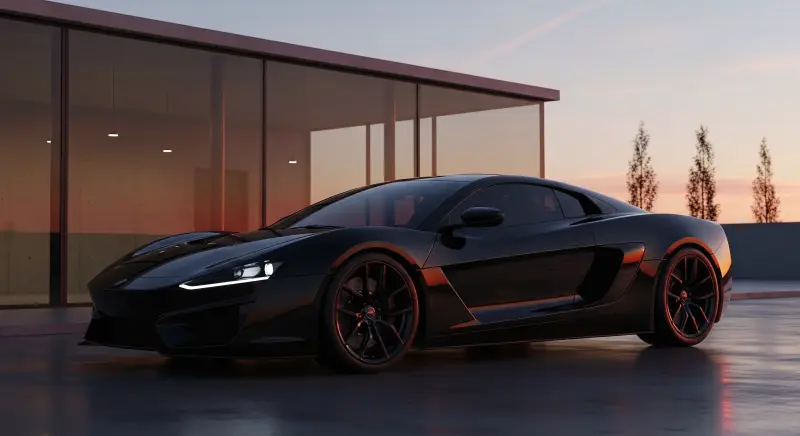 Urban Nightfall – Street Performance Car 4K