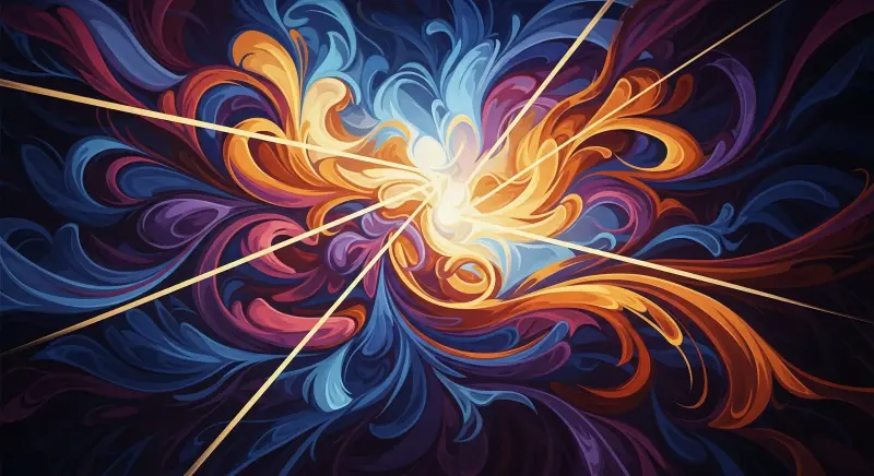 Solar Bloom – Energy Abstract Explosion