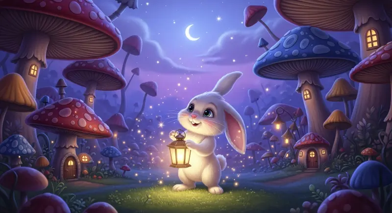 Whimsical Bunny Cottage 4K