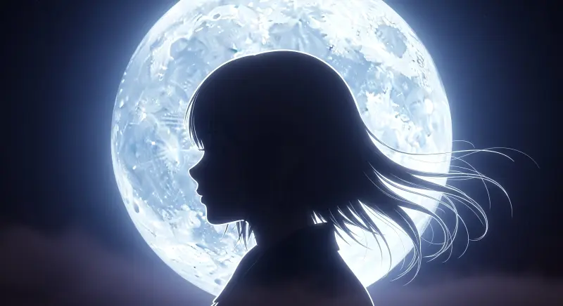 Starry Night Silhouette 4K