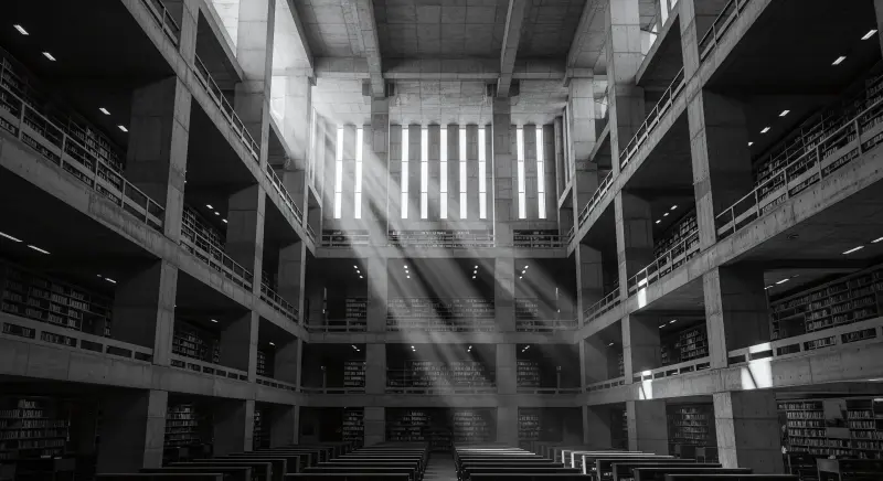 Industrial Brutalist Interior 4K