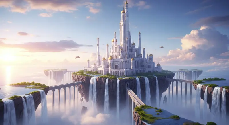 Fantasy Castle and Bridge 4K