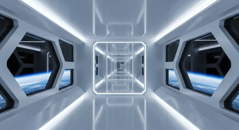 Futuristic Corridor 4K
