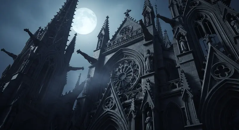 Dark Gothic Ruins 4K