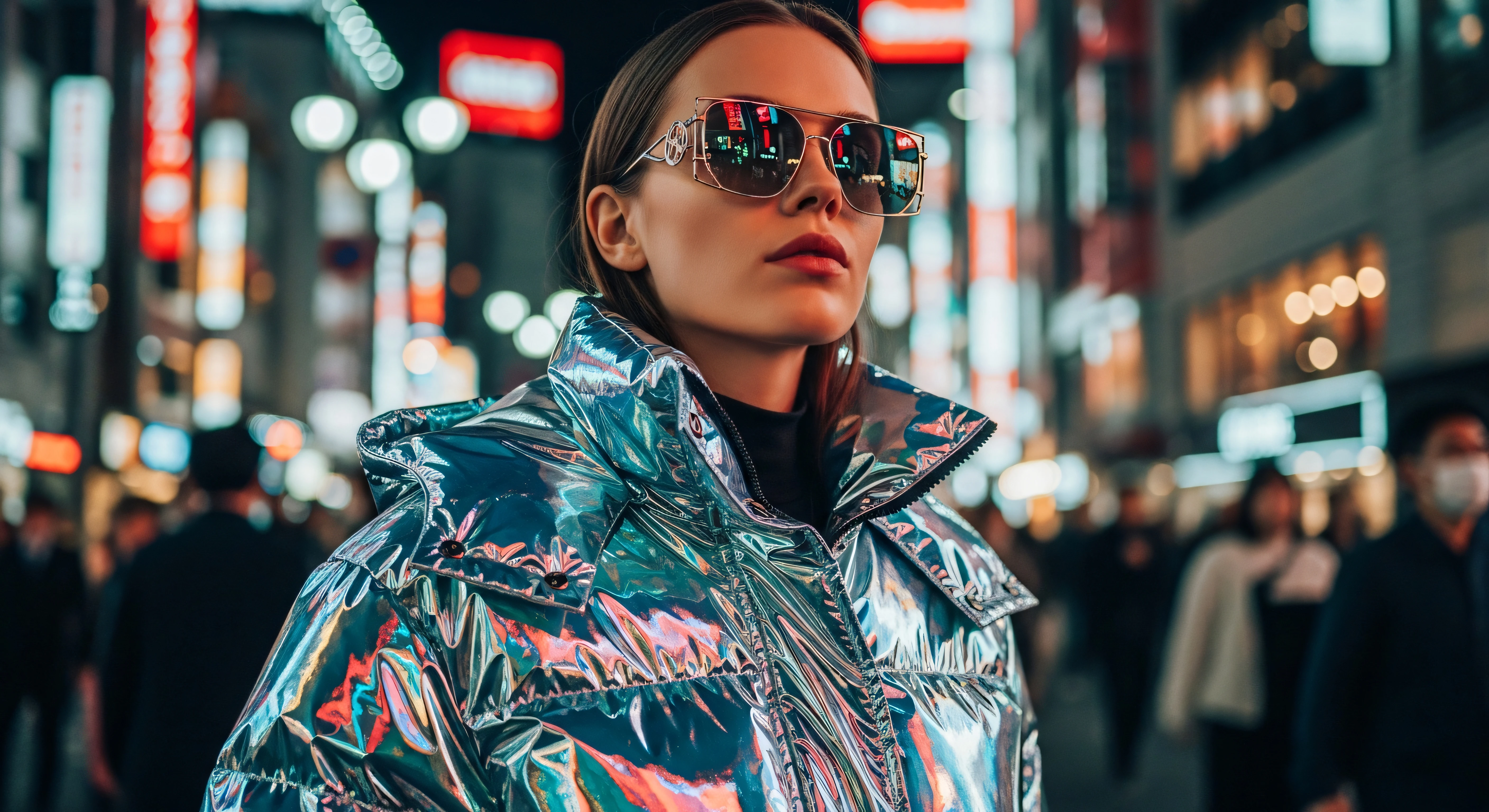 Cyberpunk Fashion Design 4K