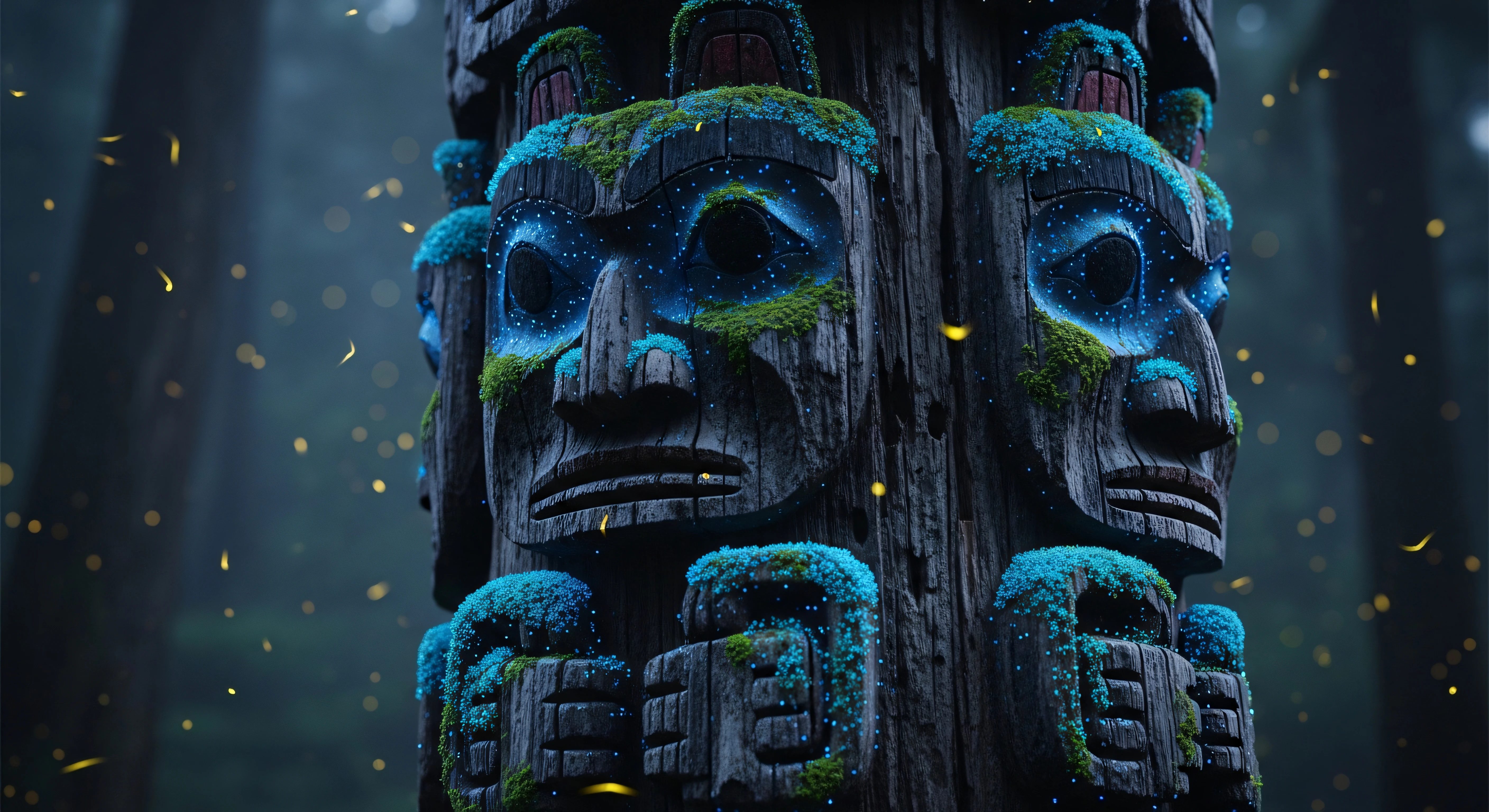 Ancient Totem Mask 4K