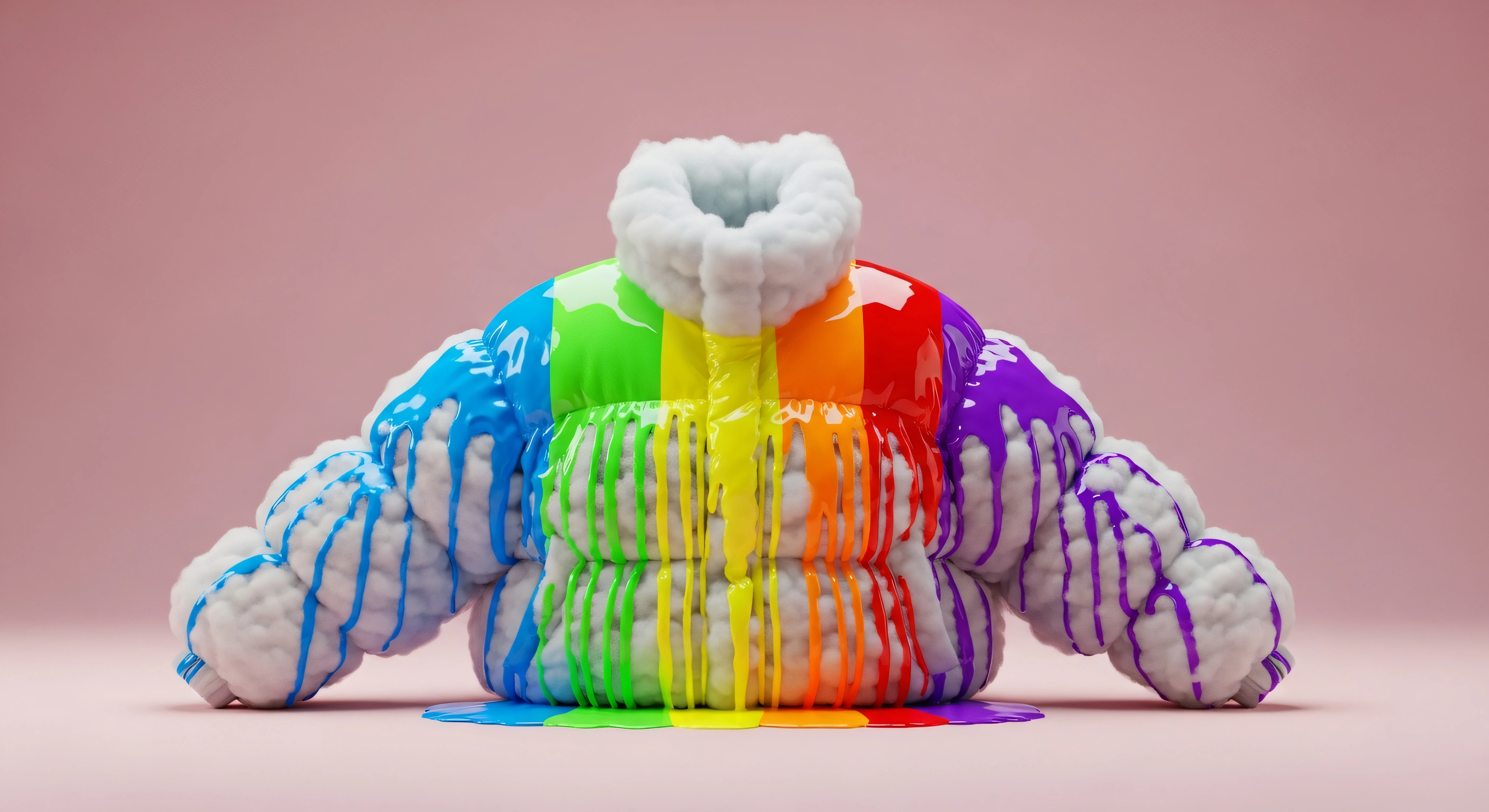 Colorful Puffer Jacket 4K