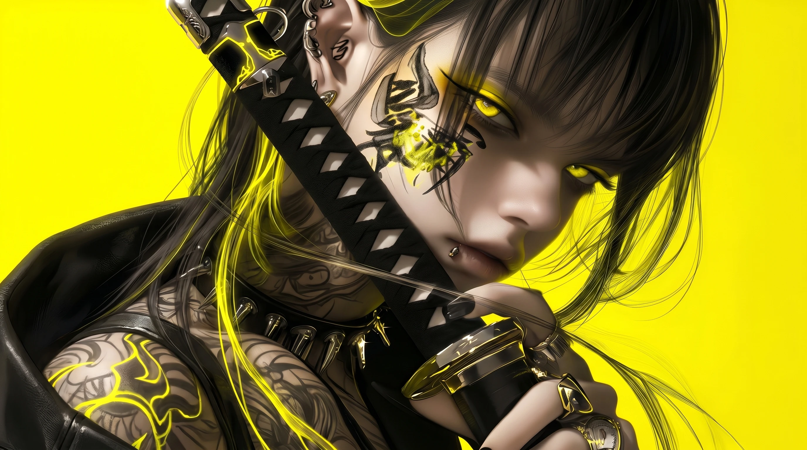 Yellow Blade Assassin 4K