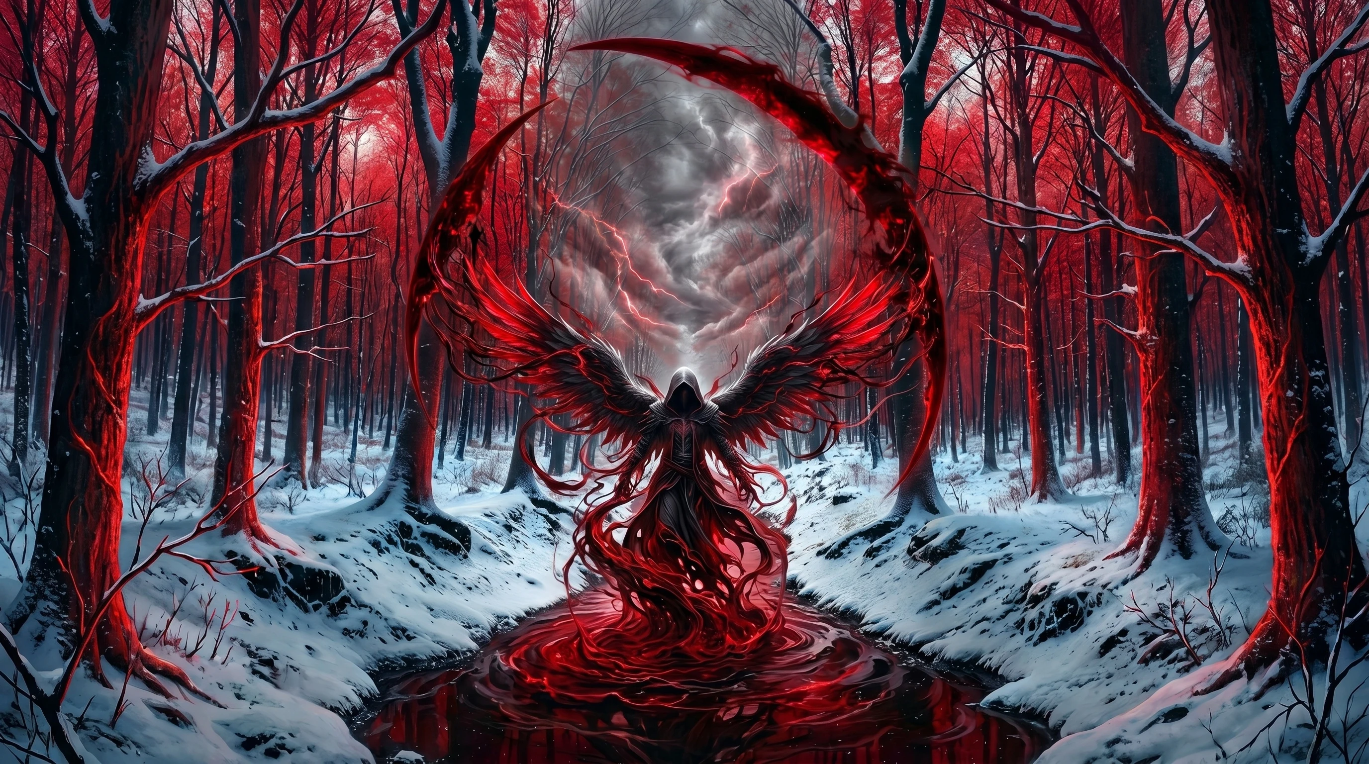 Blood Forest Shrine 4K