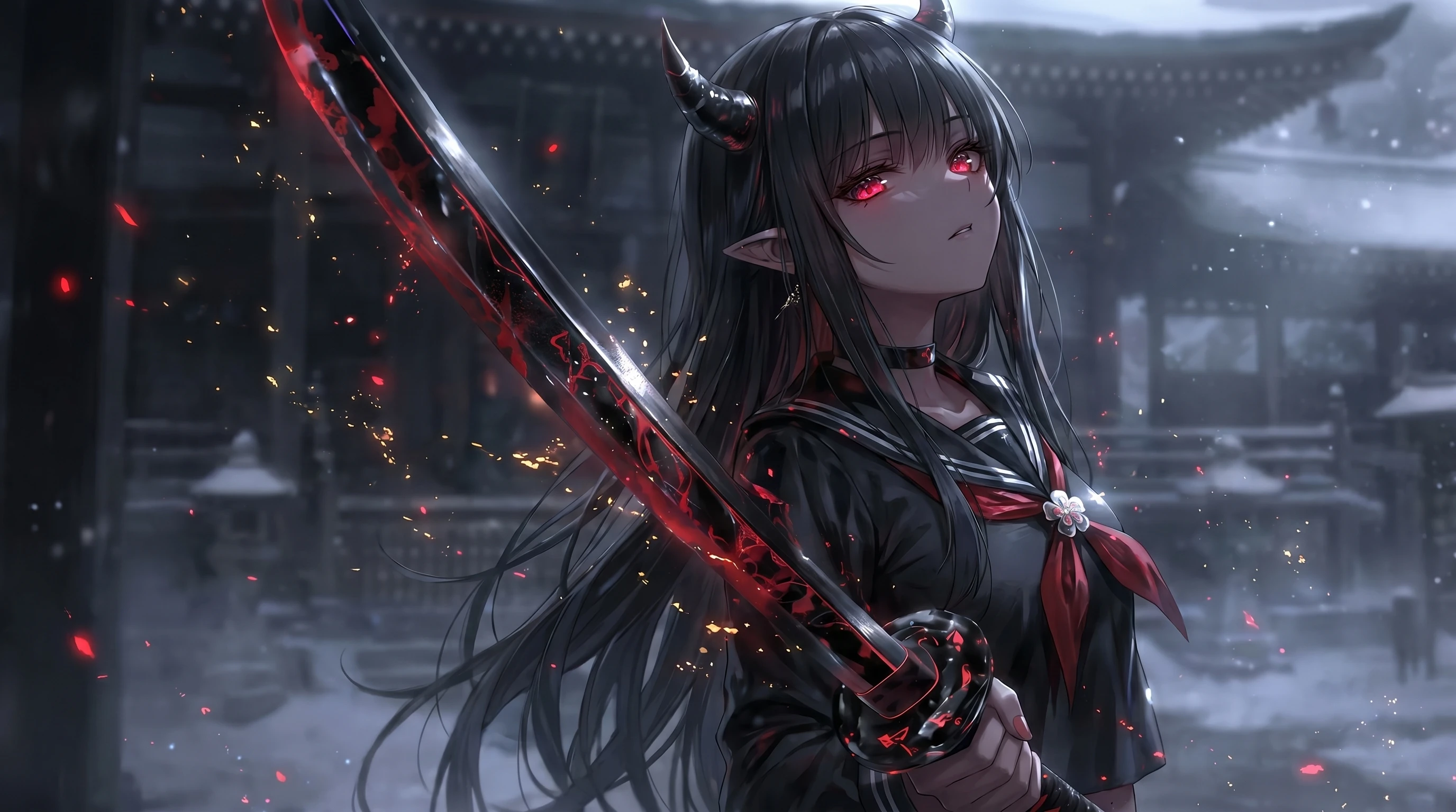 Blood Blade Maiden 4K