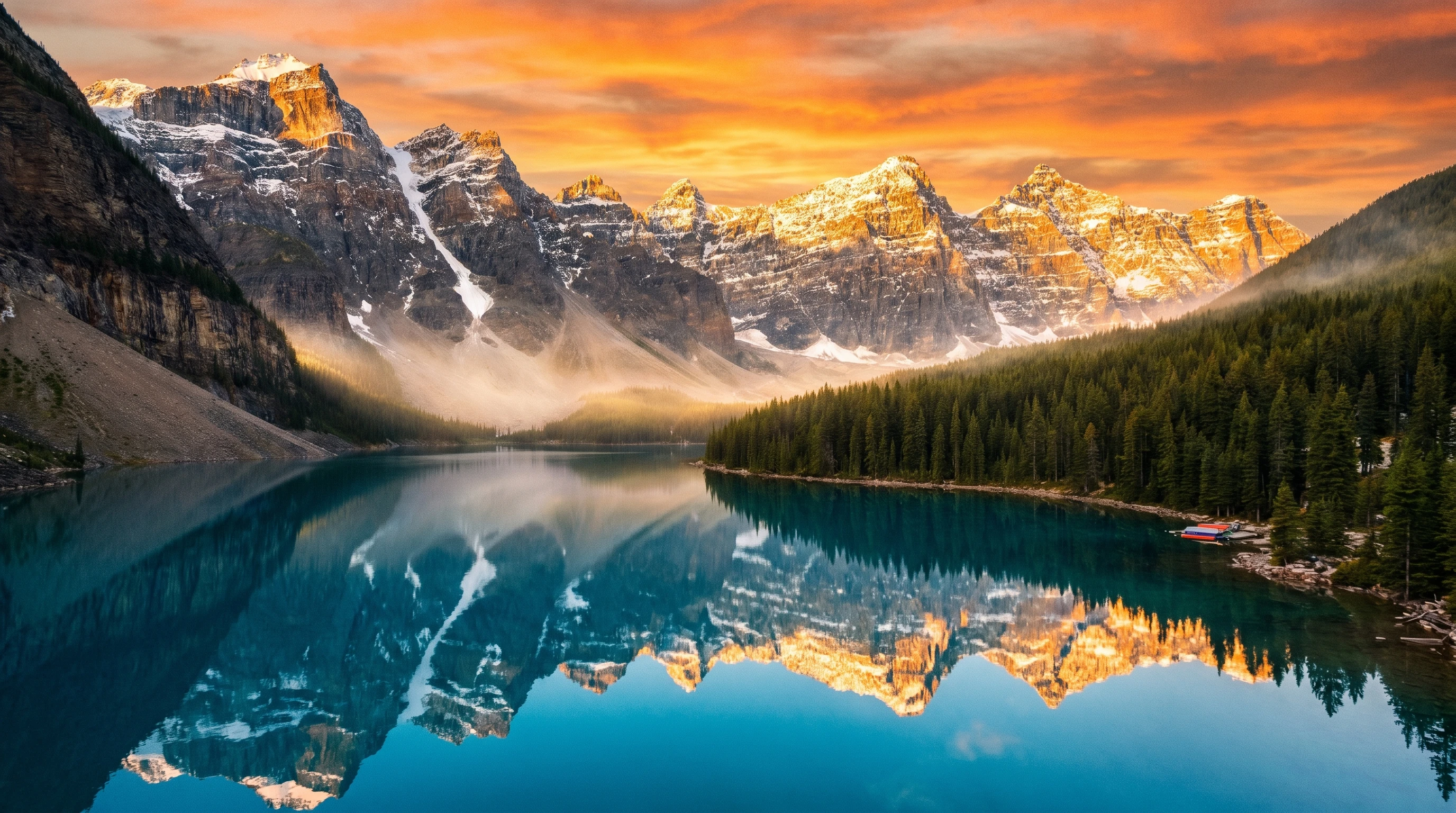 Mirror Lake Peaks 4K